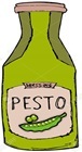 Pea pesto jar