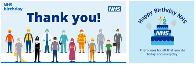 Thank you NHS staff