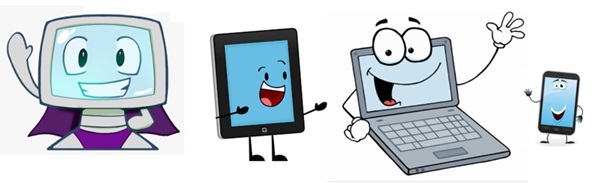 Cartoon computer