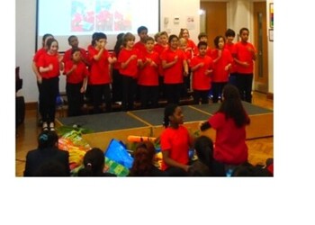 Performing to the Chelsea Pensioners