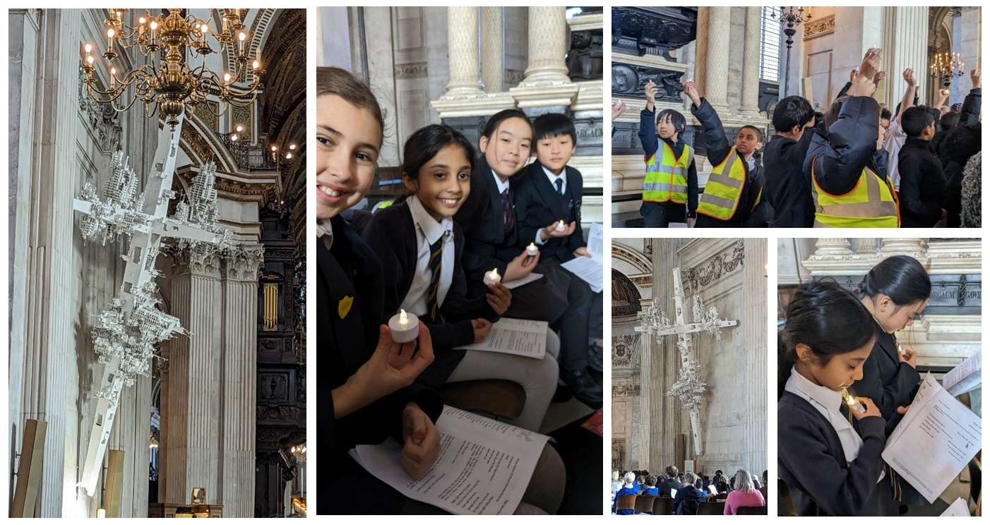St Paul's Cathedral LDBS Year 6 house captains 2