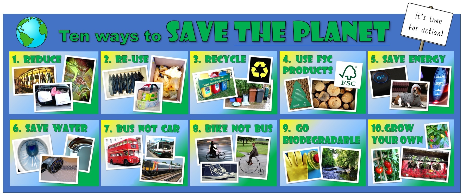 10 ways to save the planet   assembly   Environment Day