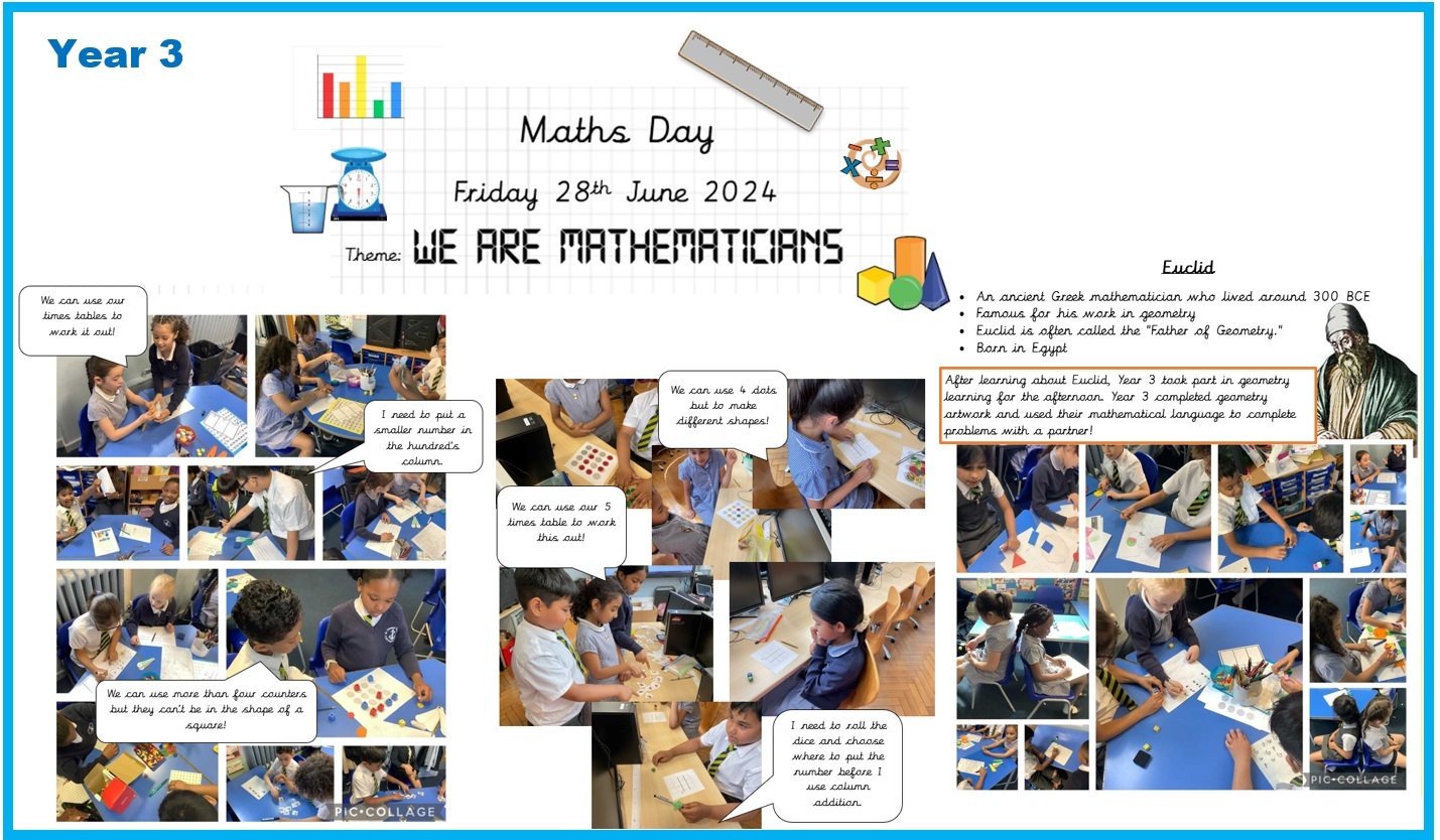 Maths Day   Y3