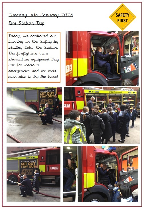 Blog pic   Y5 fire station trip