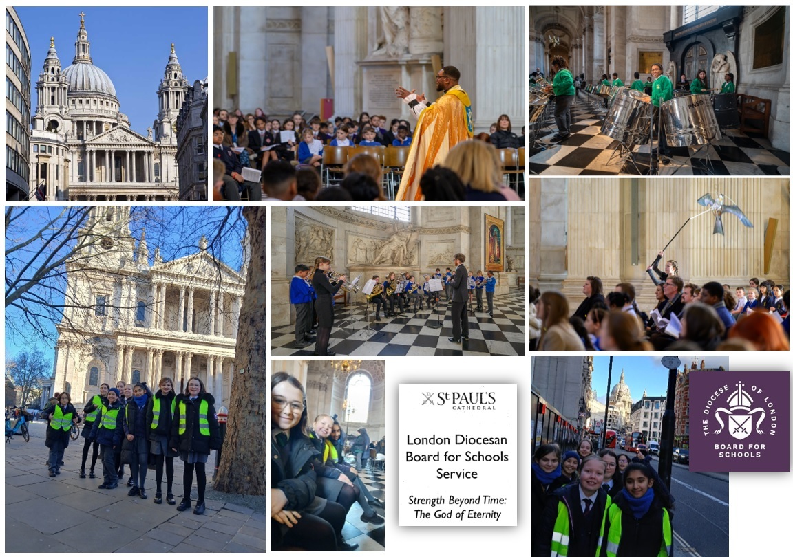 Blog pic  House Captains at St Paul's Cathedral