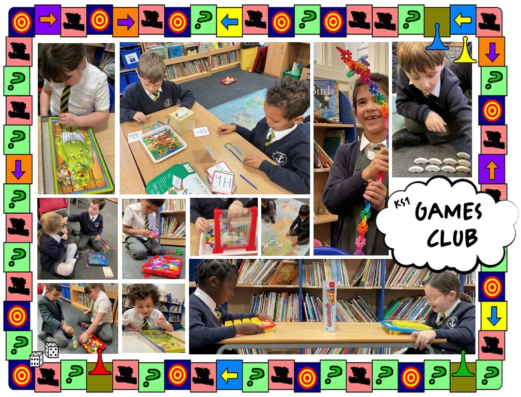 KS1 Board Games Club   After school club, Spring 2025