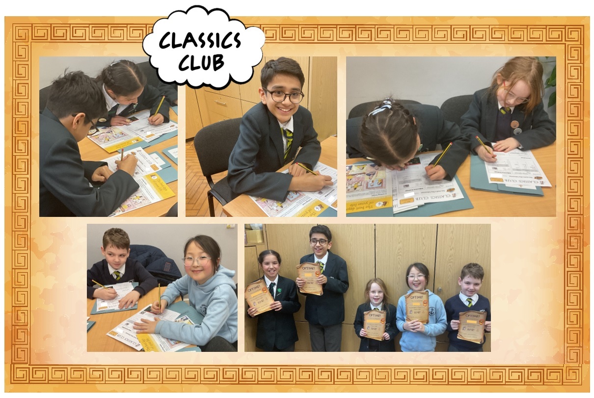 Classics Latin Club   After school club, Spring 2025