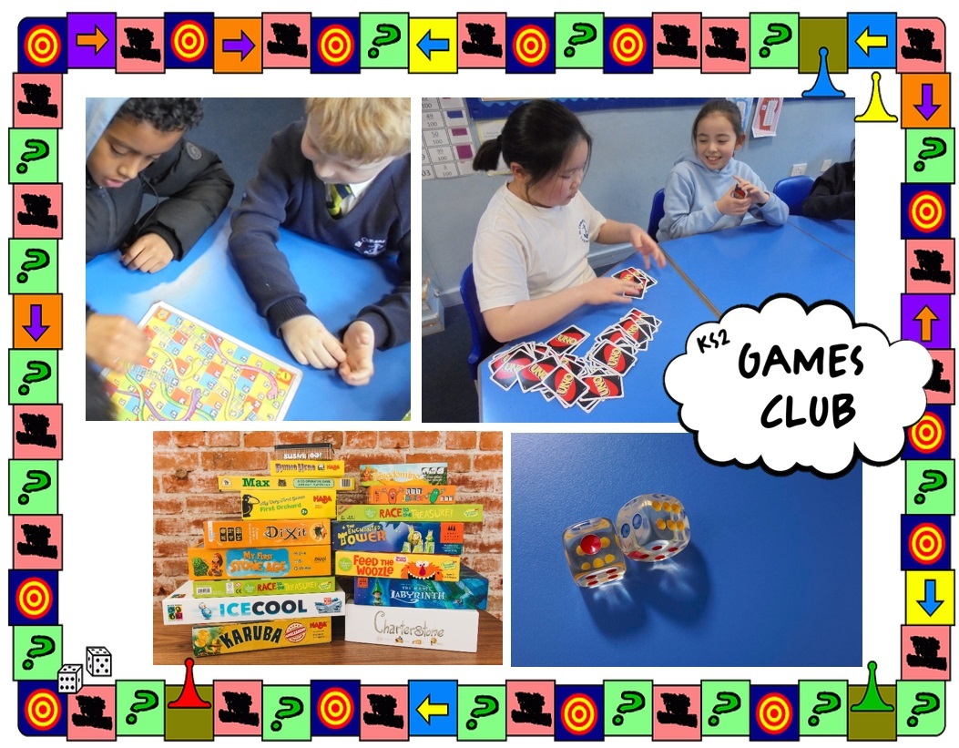 KS2 Board Games Club   After school club, Spring 2025