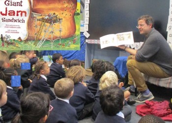 Reception's Storytime with Mr Bentham